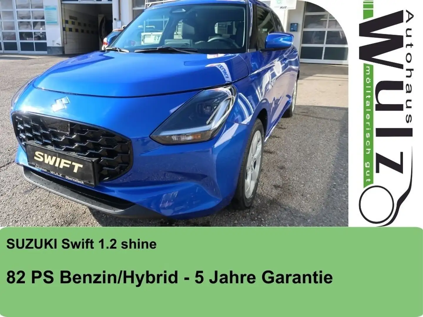Suzuki Swift 1,2 Hybrid Shine bis 31.03.26 bei Finanzierung Blau - 1