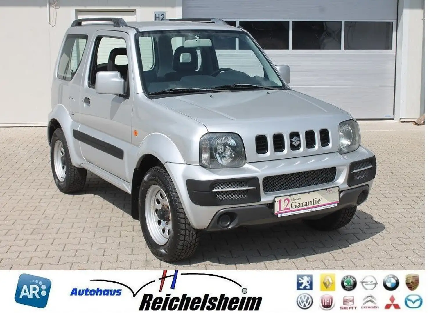 Suzuki Jimny 1 HD,Tüv neu,Klima,AHK,gepflegt,Finanz. Silber - 1