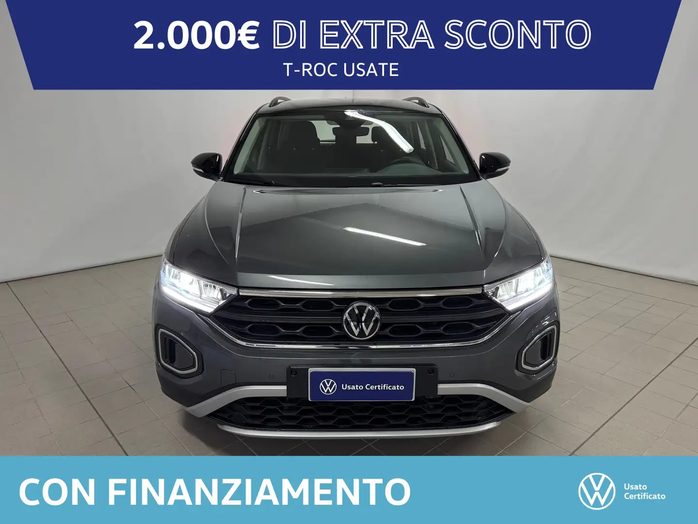 Volkswagen T-Roc 2.0 tdi life 115cv Grigio - 2