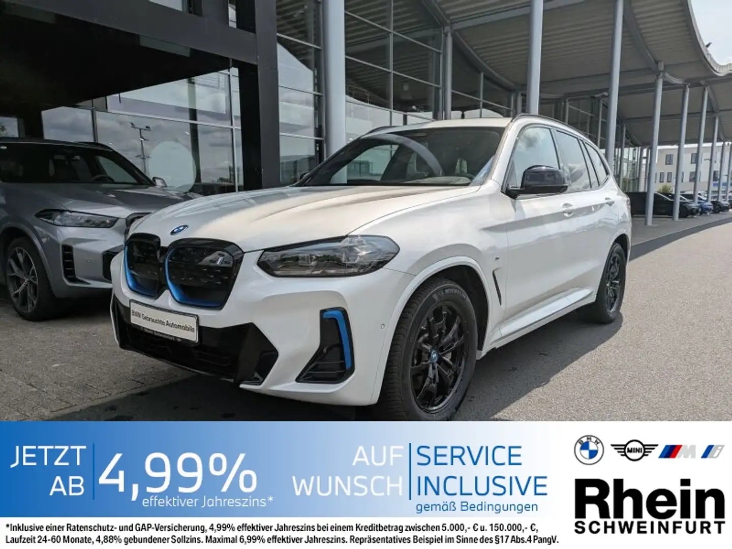 BMW iX3 M Sport LiveCockpit.Glasdach. Leder.HeadUp Blanc - 1