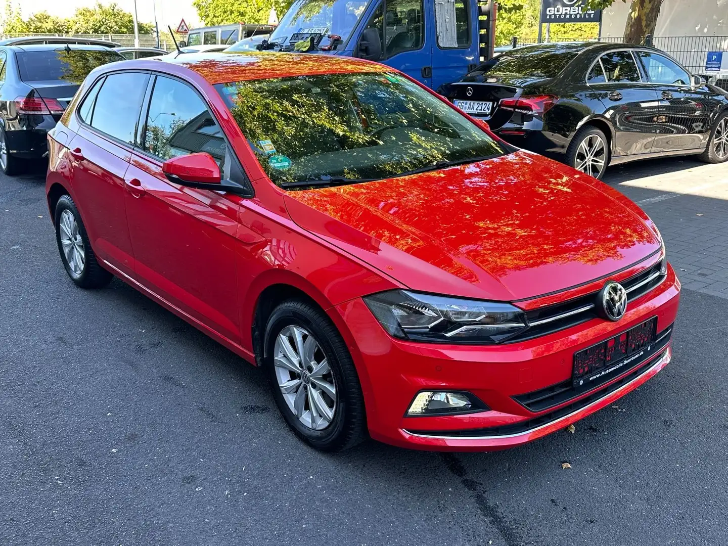 Volkswagen Polo VI Highline~DSG~NAVI~VIRTUAL COCKPIT~EU6 Rouge - 1
