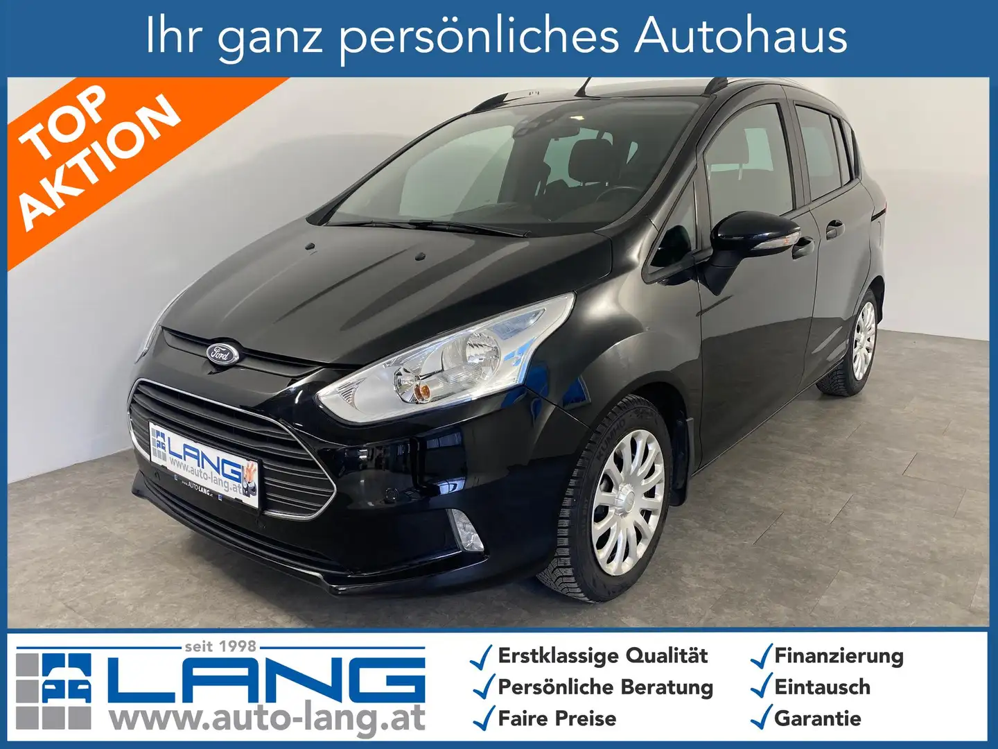 Ford B-Max 1.0 EcoBoost Start/Stop PDC*AHK 74 kW (101 PS),... Schwarz - 1