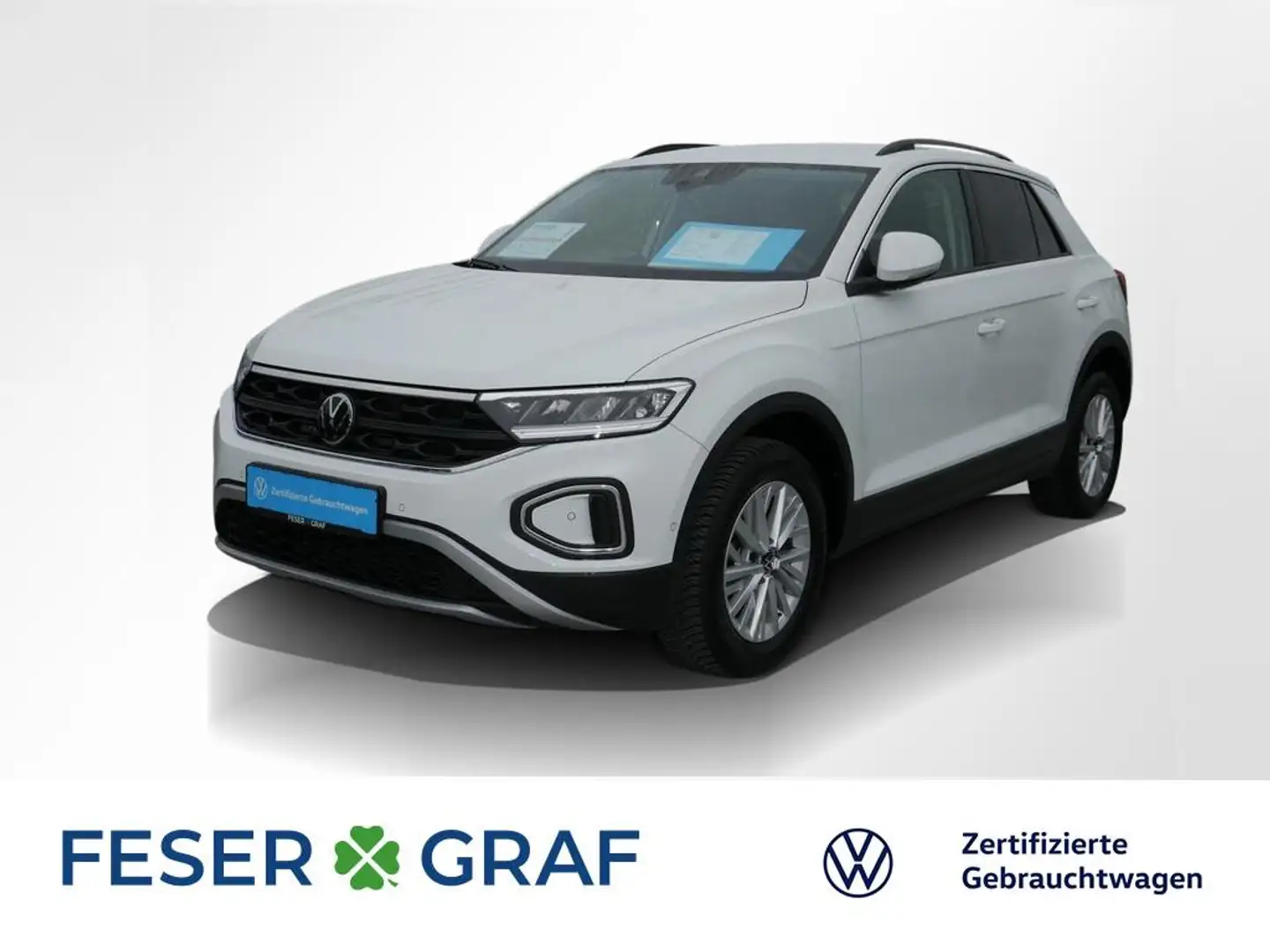 Volkswagen T-Roc 1.0 TSI Life App-Connect LED PDC Sitzh. Weiß - 1