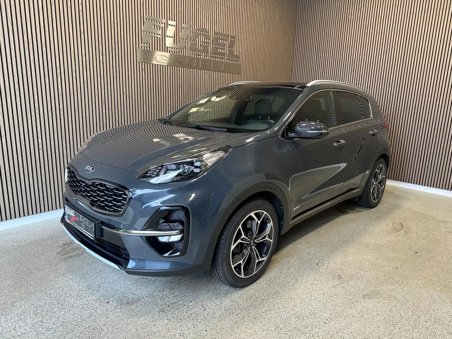 Kia Sportage 1.6 T-GDI GT-Line 4WD LED|AHK|Leder|Pano|Sound Grau - 2