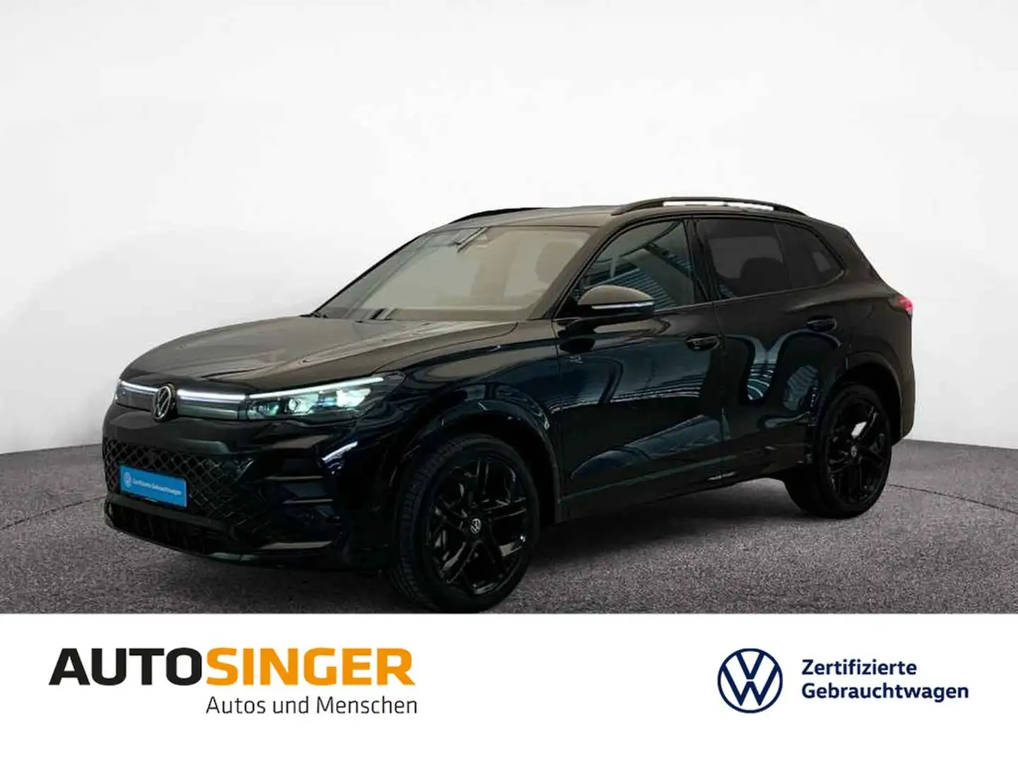 Volkswagen Tiguan R-Line TDI DSG 4M *PANO*LEDER*MATRIX*AHK* Schwarz - 1