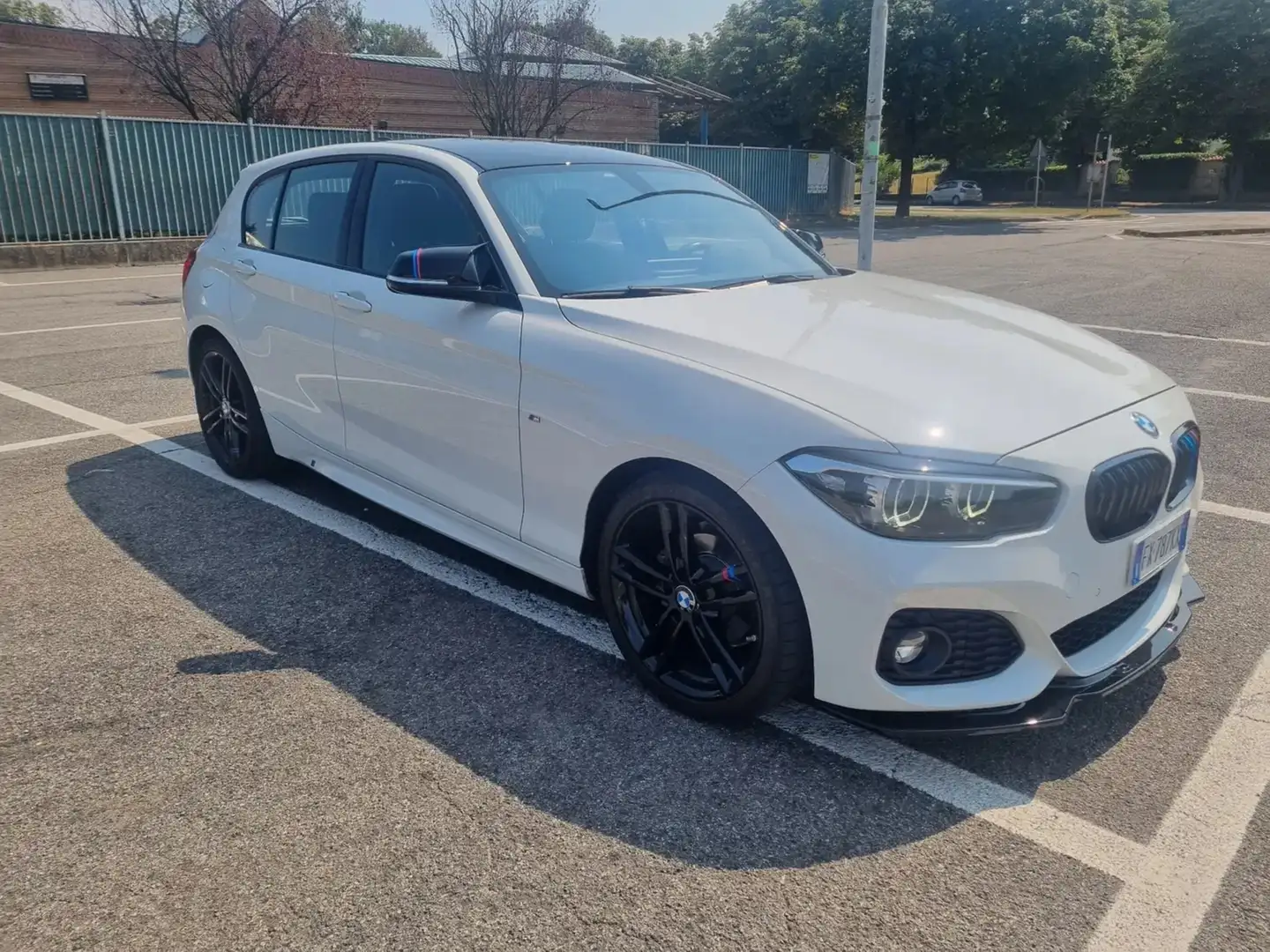 BMW 118 118d Msport auto Bianco - 1