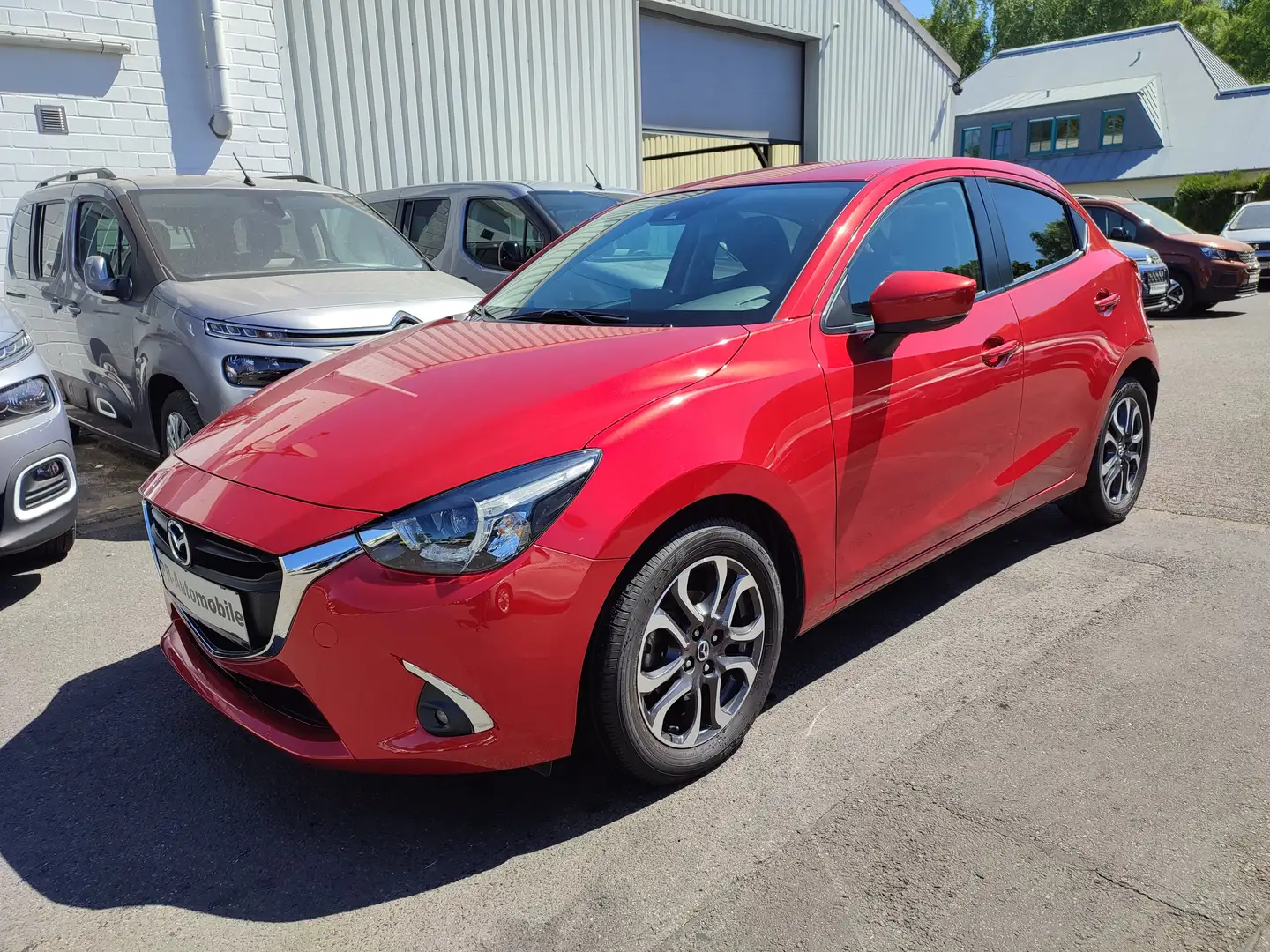 Mazda 2 SKYACTIV-G Klimaaut/Navi+Cam/PDC/Alu/Sitzhzg Rot - 1