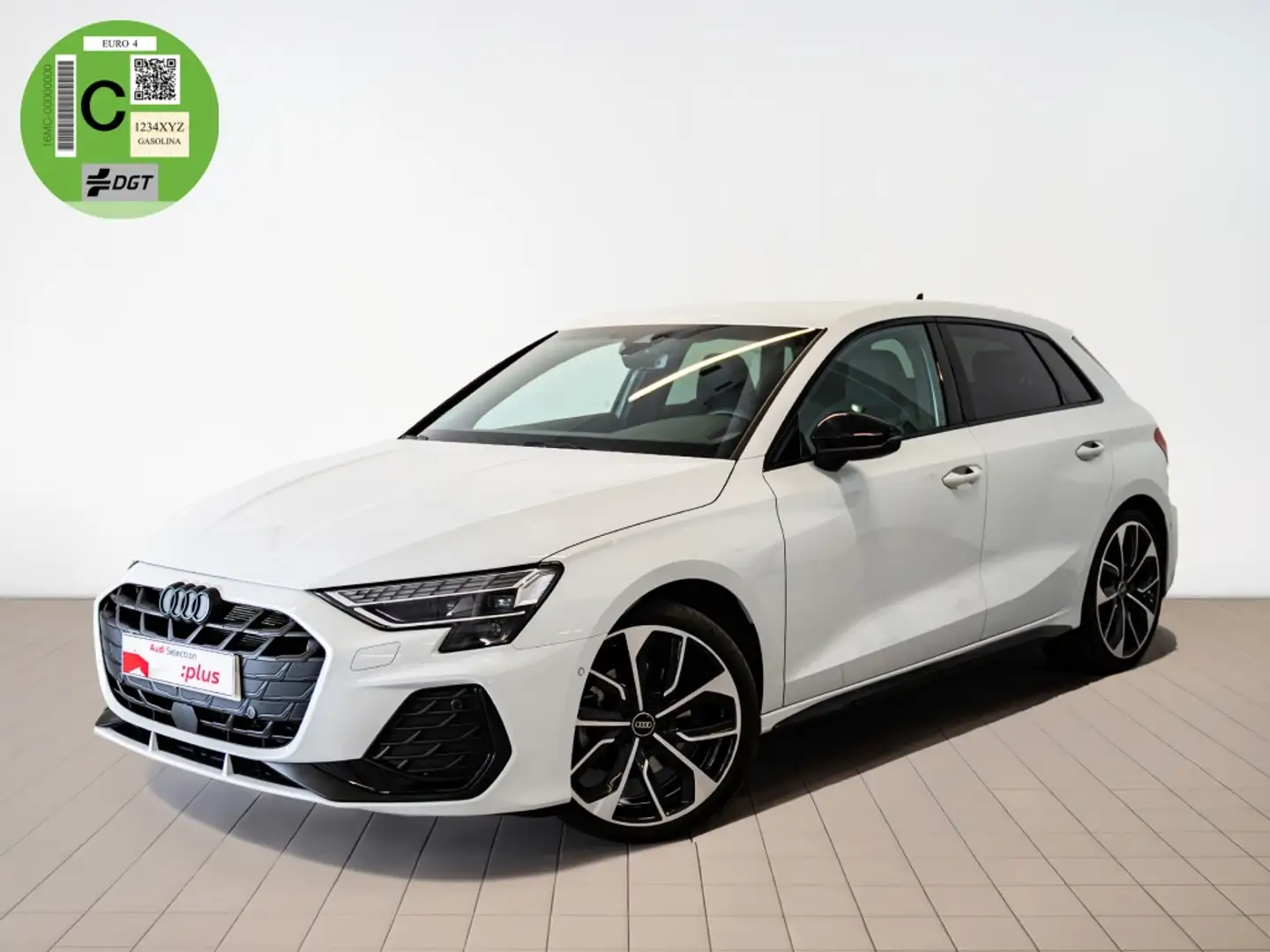 Audi A3 Sportback 35 TDI Black line edition S tronic Blanc - 1