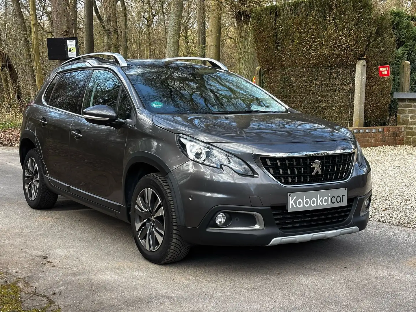 Peugeot 2008 1.5 HDi 120cv/B.V ATM/CAM.REC/TOIT PANO/GARANTIE Gris - 1