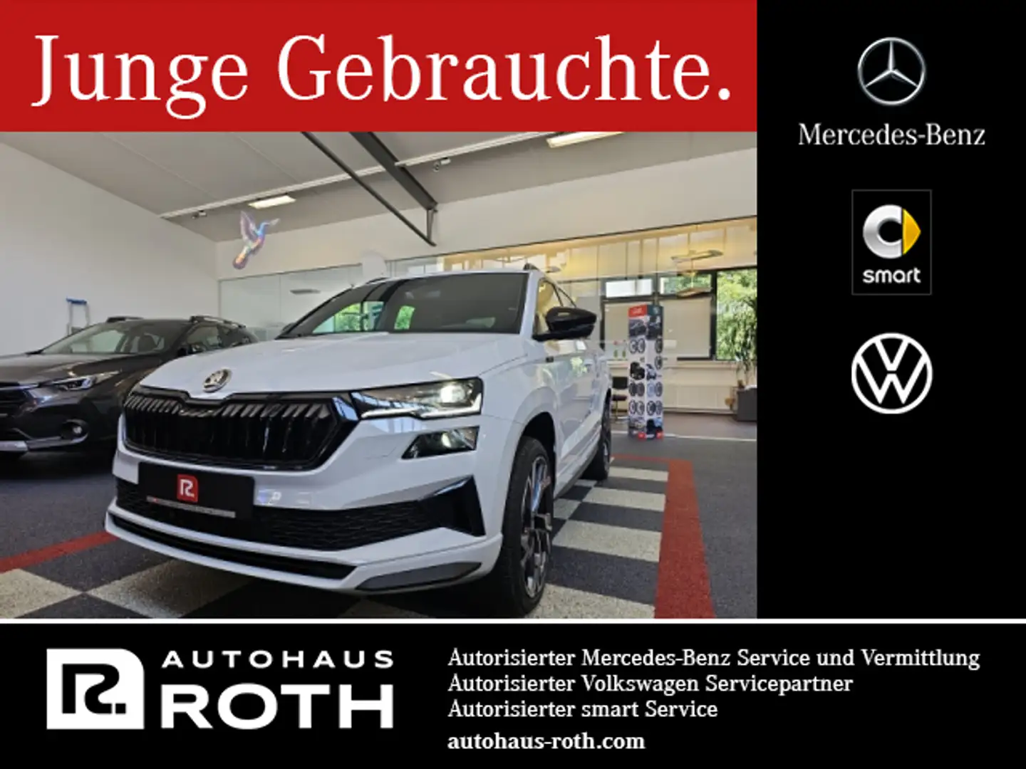 Skoda Karoq Karoq 1.5 TSI ACT Sportline Autom./Klima/LED/eFH. Blanco - 1