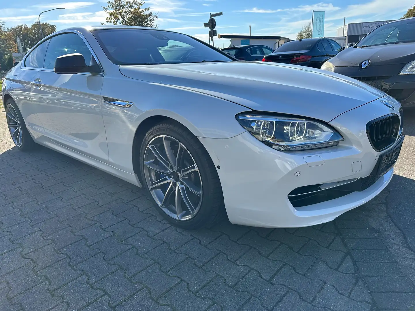 BMW 650 650i Coupe~Navi~Leder~LED~Panoramadach~Keyless Go Alb - 2