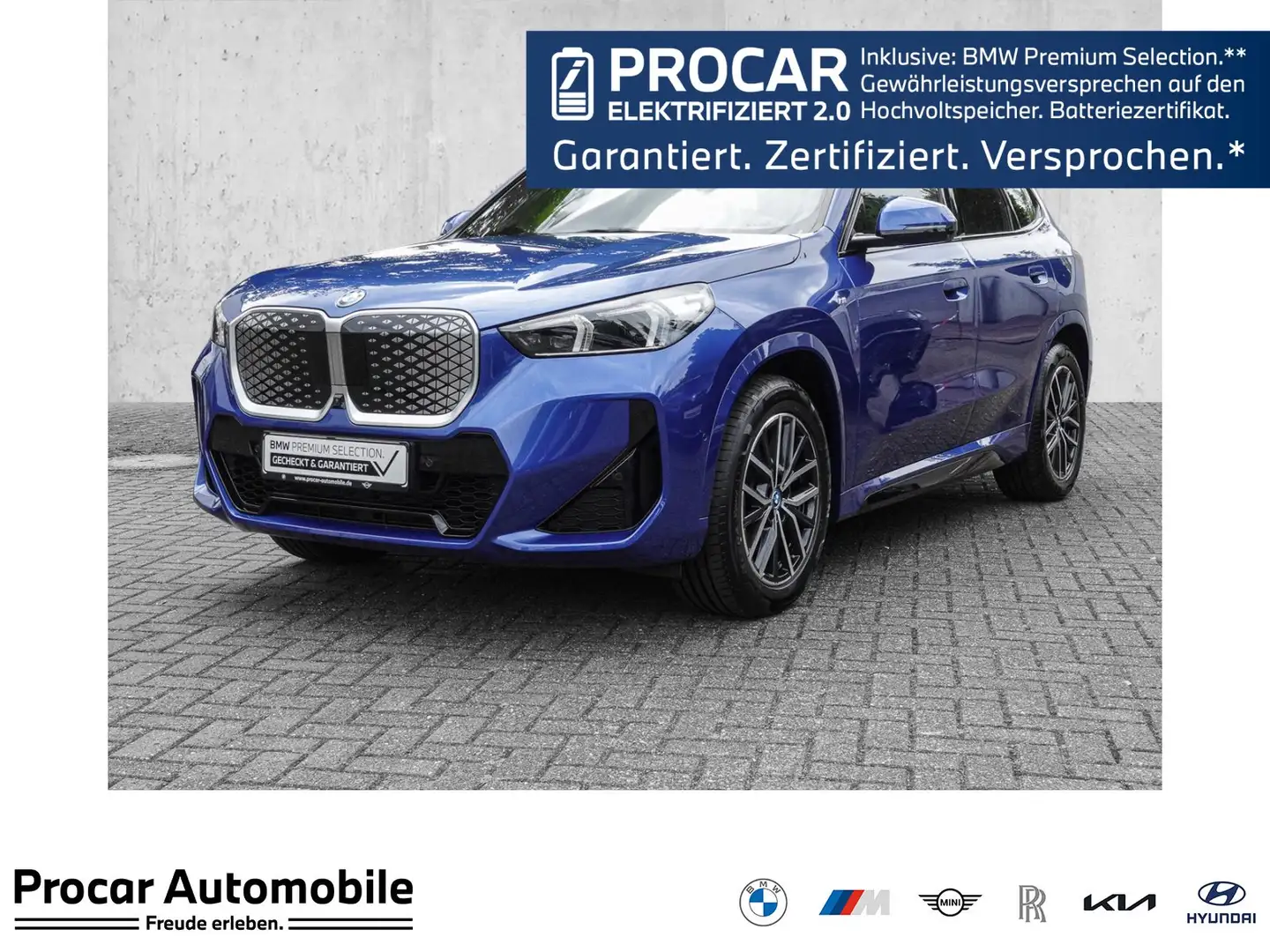 BMW iX1 eDrive20 MSPORT+AHK+HEAD-UP+KOMFORTZUG.+ADAP.LED+ Blu/Azzurro - 1