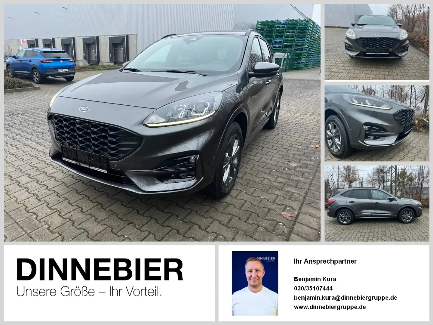 Ford Kuga ST-Line Navigation+Kamera+Winterpaket Gris - 1