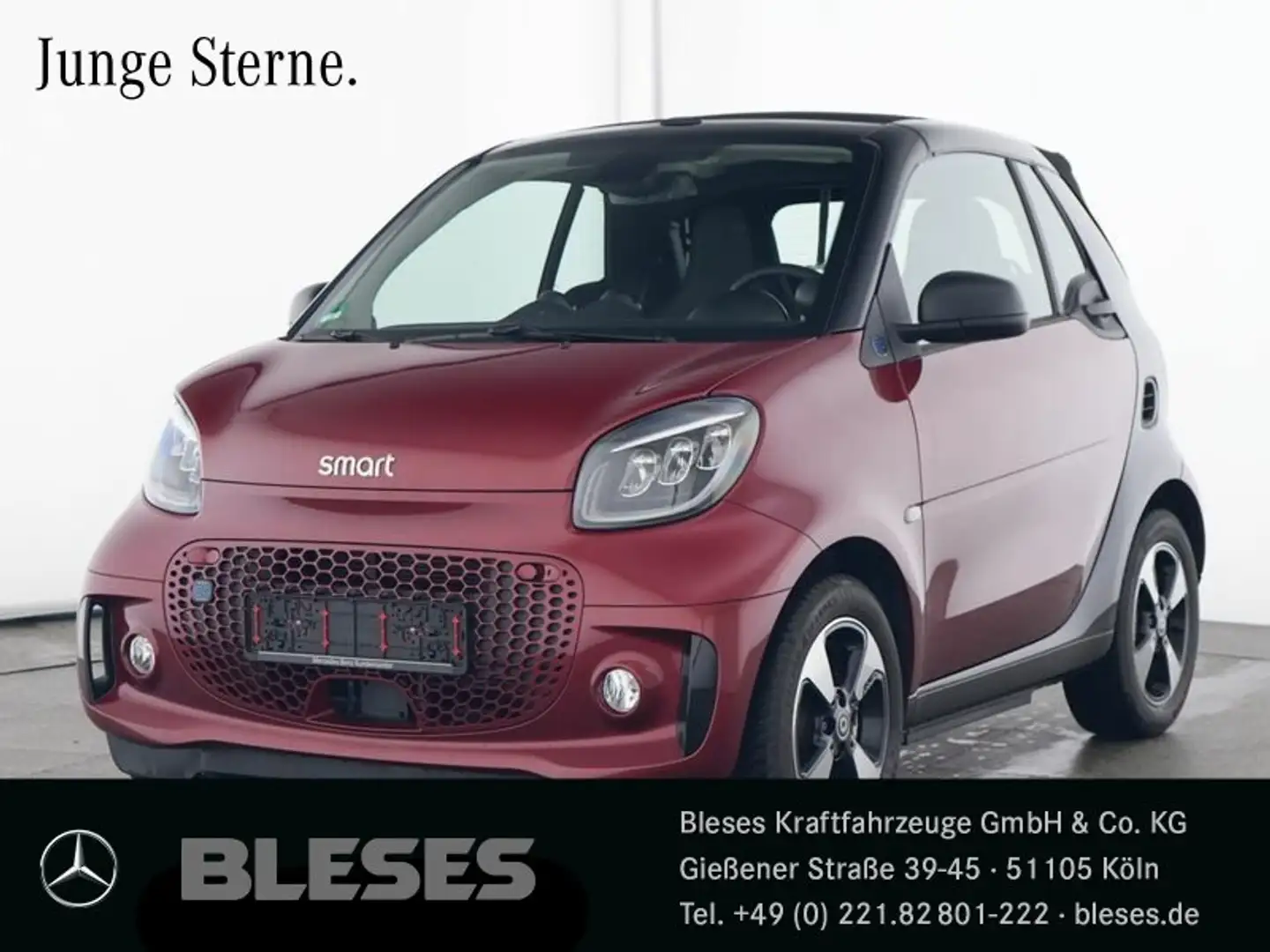 smart forTwo EQ fortwo cabrio Exclusive Plus+22kW+Kamera+JBL BC Rot - 1