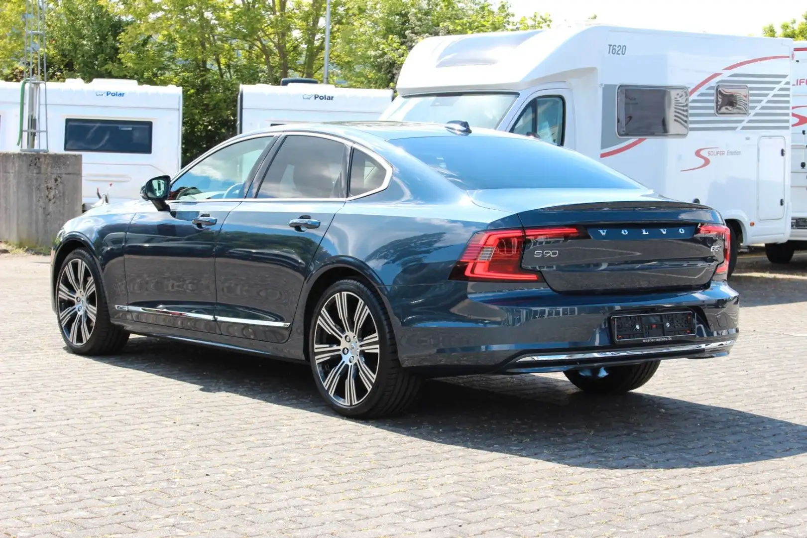Volvo S90 B5 Diesel Ultimate Bright +harman+Pano+ACC+ Blau - 2