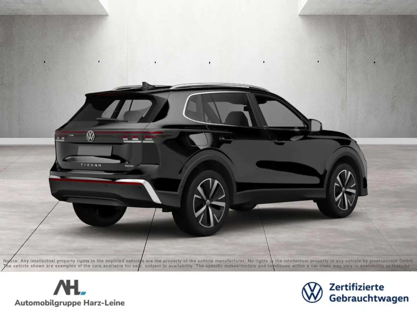 Volkswagen Tiguan 2.0 TDI GOAL DSG AHK LED+ Navi ACC AreaView App-Co Schwarz - 2