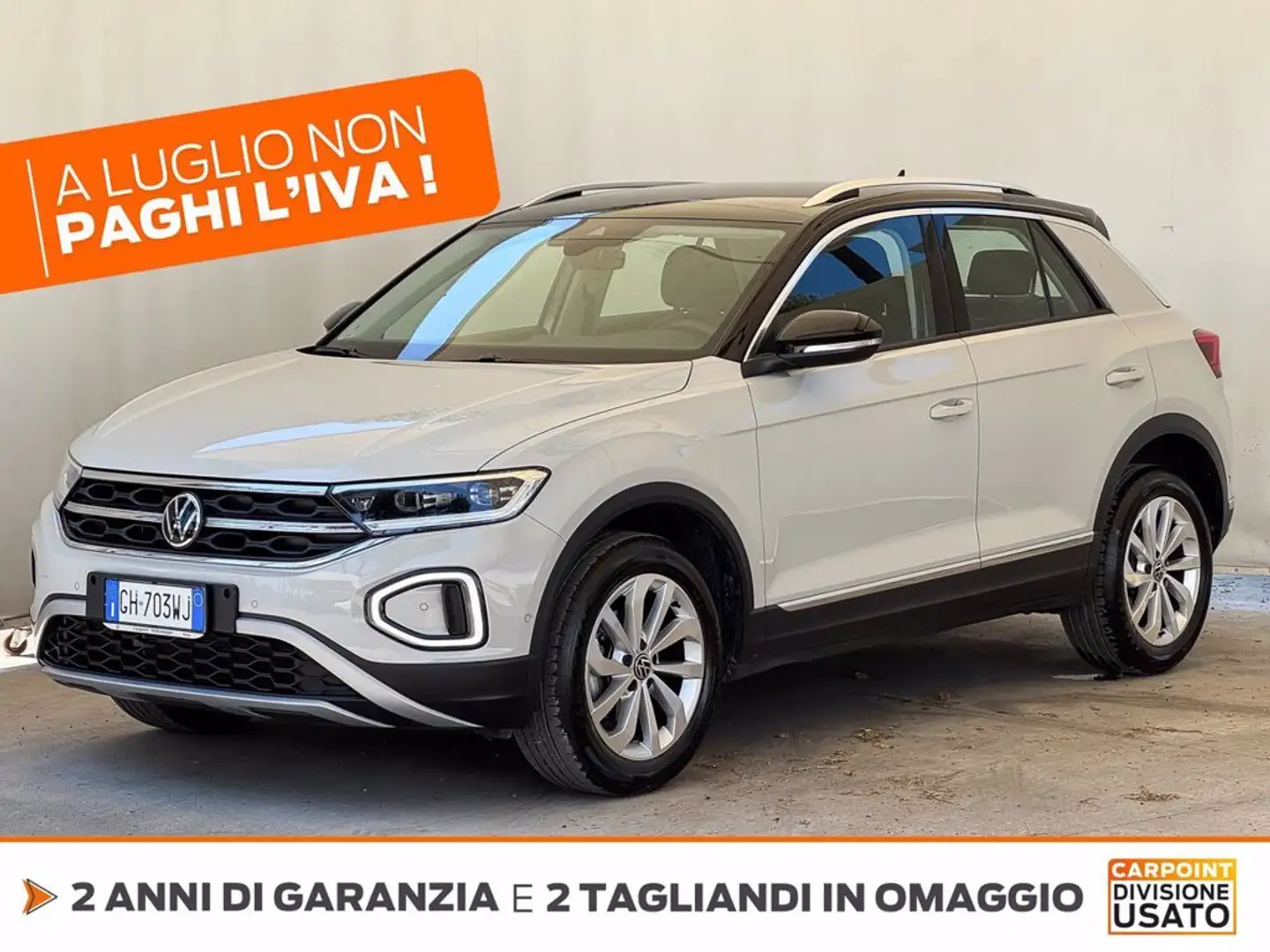 Volkswagen T-Roc 1.0 tsi style 110cv White - 1