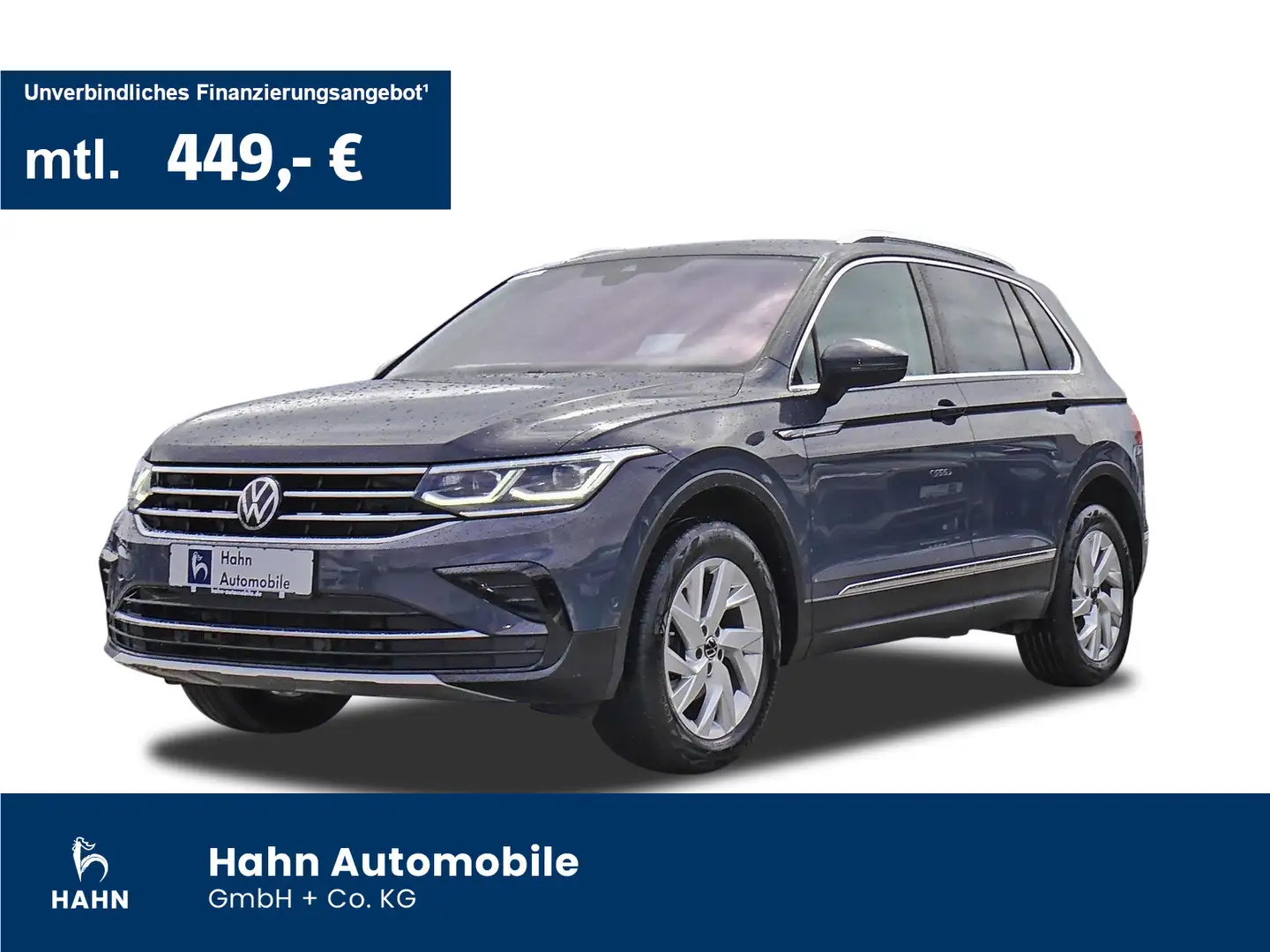 Volkswagen Tiguan 2.0TDI DSG Elegance 4Motion AHK Head-up C Grau - 1
