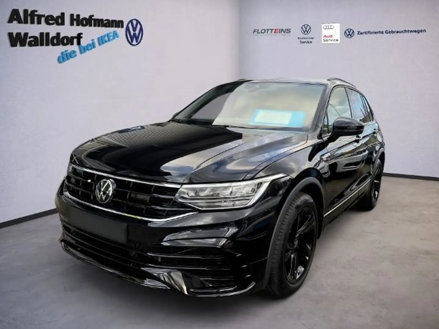 Volkswagen Tiguan 2.0 TDI DSG R-LINE 4MOTION LM AHK STHZ Noir - 1