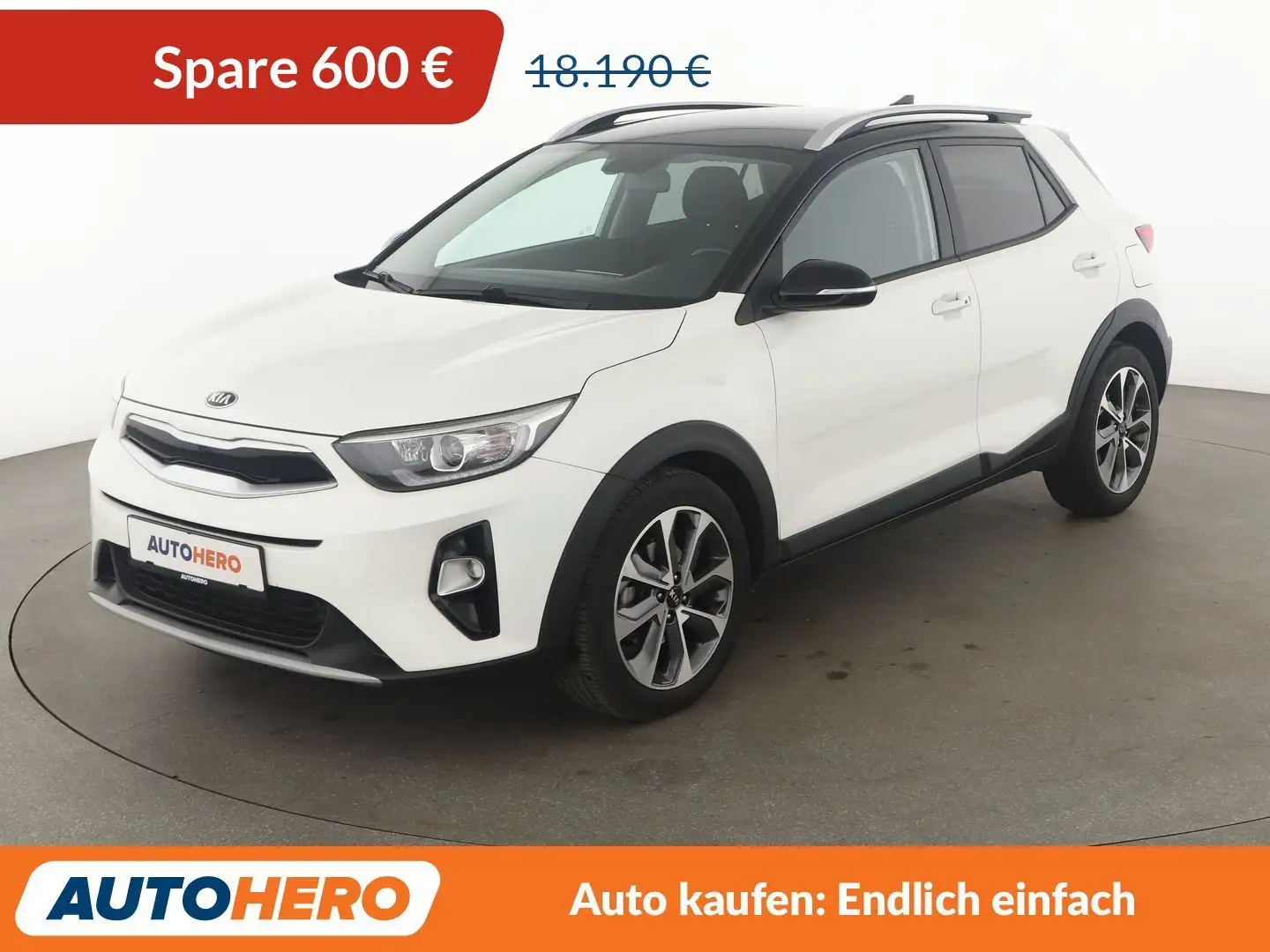 Kia Stonic 1.0 TGDI Dream-Team Edition *SHZ*PDC*ALU*NAVI* Weiß - 1
