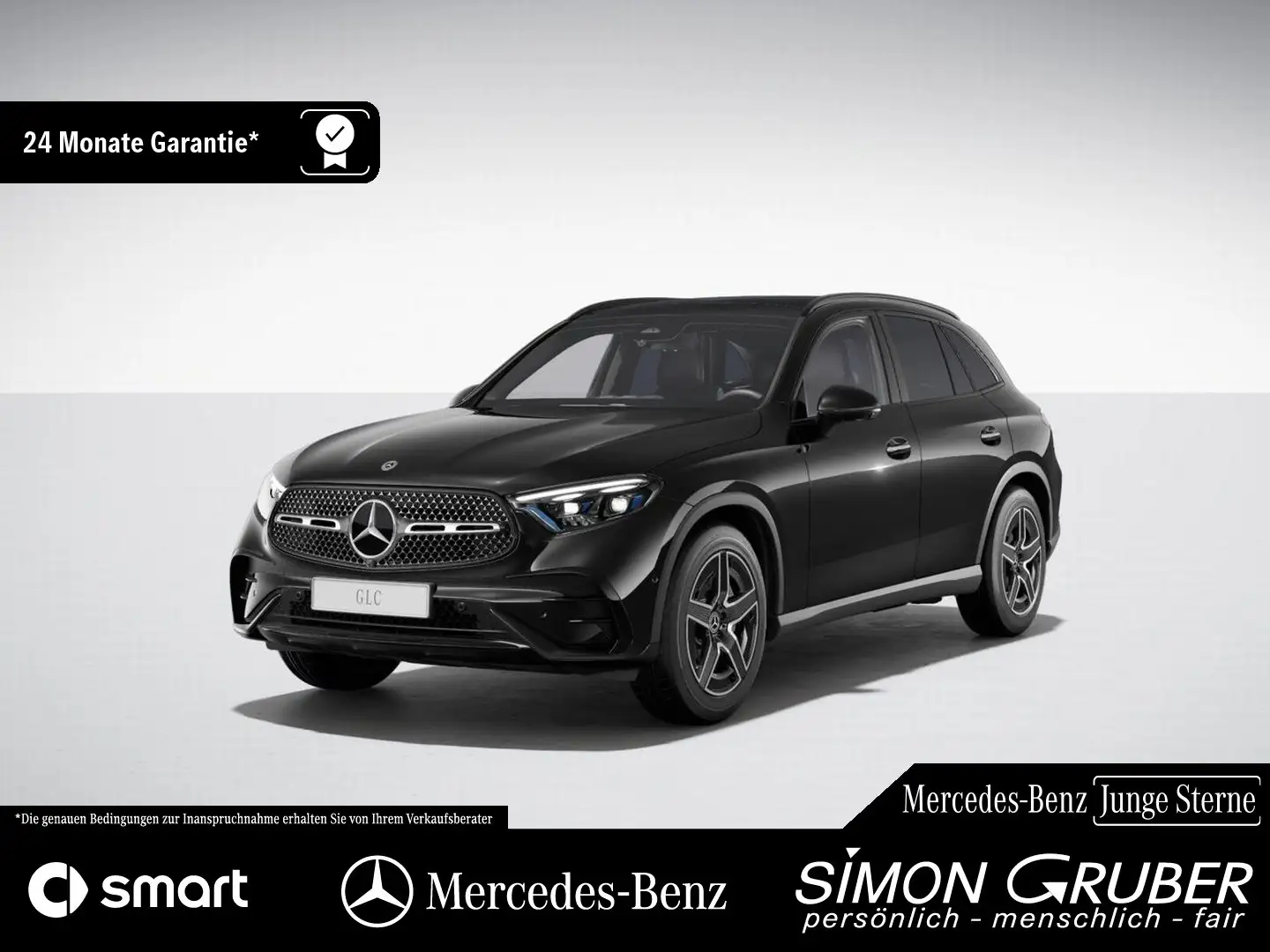 Mercedes-Benz GLC 450 d 4M AMG Pano Burm HUD Memory DigiL AHK Schwarz - 1