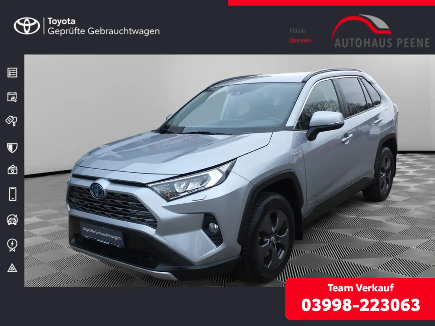 Toyota RAV 4 Silber - 1