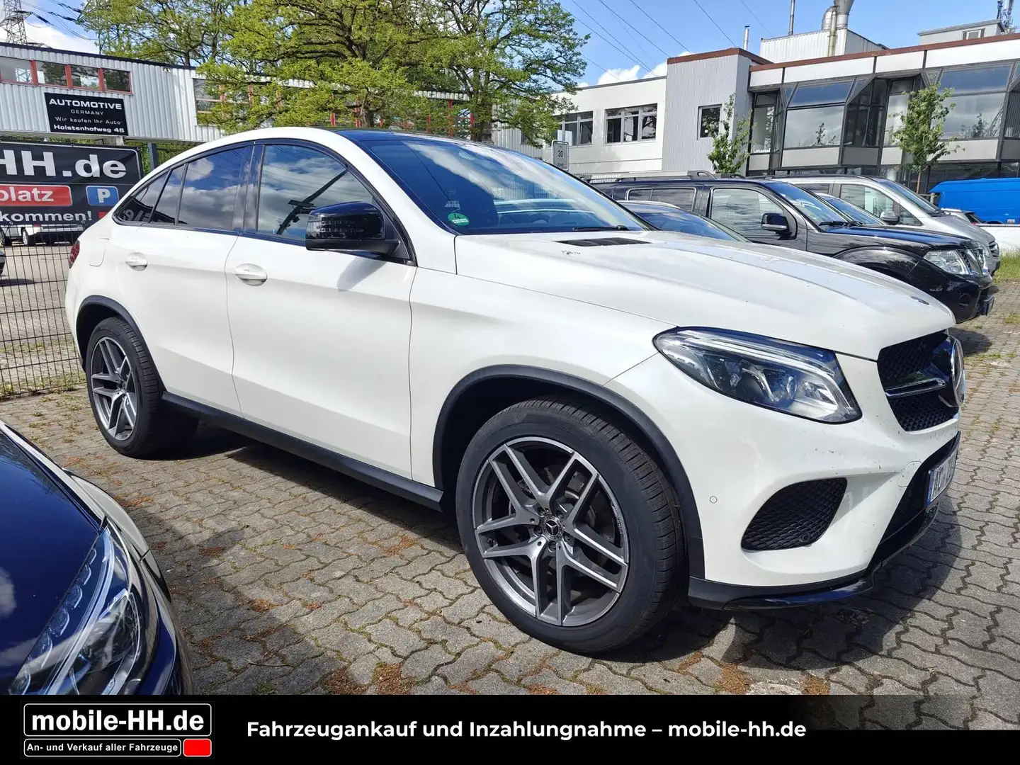 Mercedes-Benz GLE 350 *LED*AHK*PANO*360°KAMERA*AMG LINE*COUPE Wit - 1