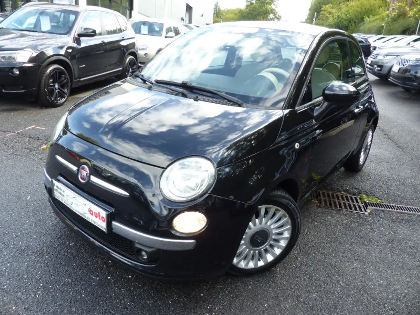 Fiat 500 1.2 8V 69CH S\u0026S LOUNGE DUALOGIC Noir - 1