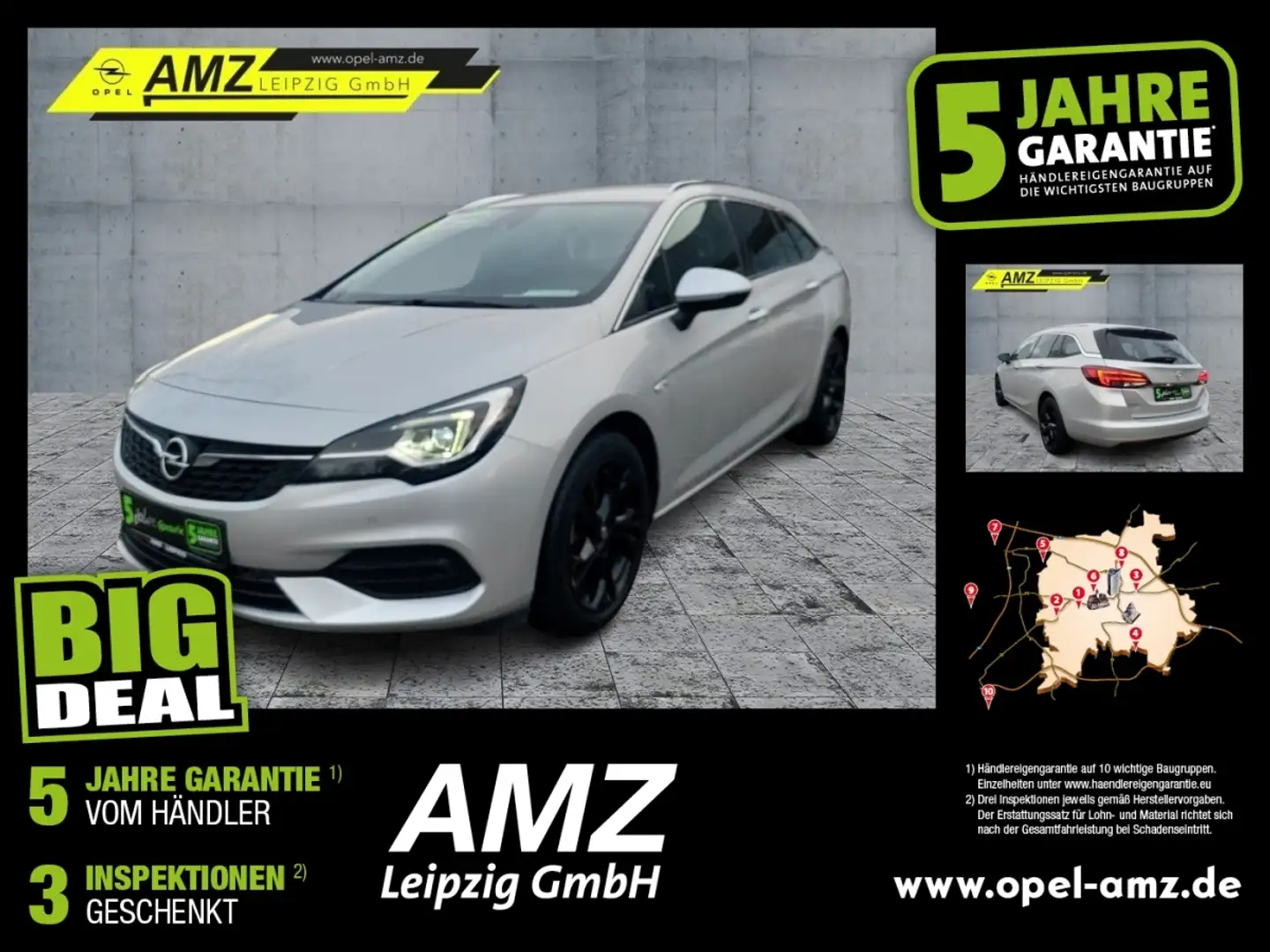 Opel Astra K Sports Tourer 1.2 Turbo *HU AU NEU* Zilver - 1