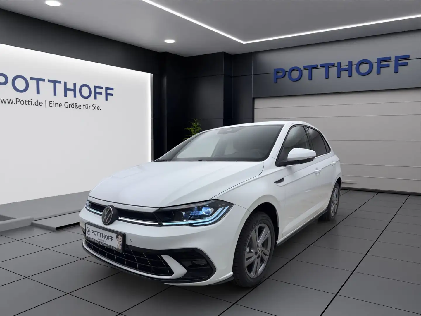 Volkswagen Polo 1.0 TSI DSG R-LINE IQ.LIGHT KAMERA ACC SITZ Weiß - 1