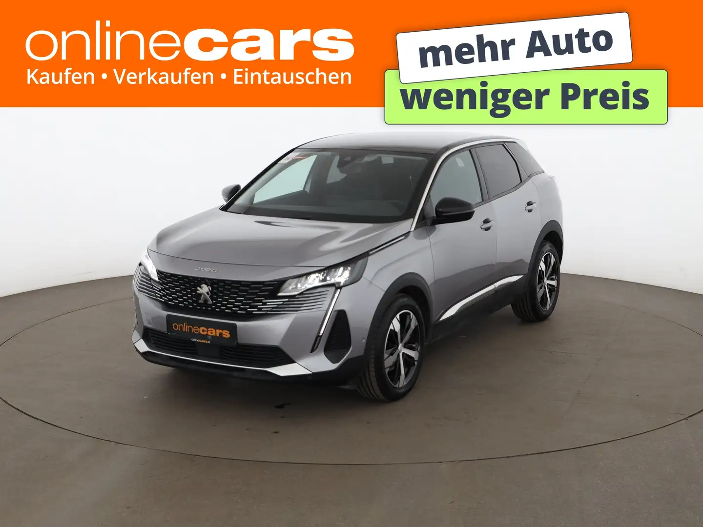 Peugeot 3008 1.5 BlueHDi 130 Allure LED RADAR LEDER NAVI Grau - 1