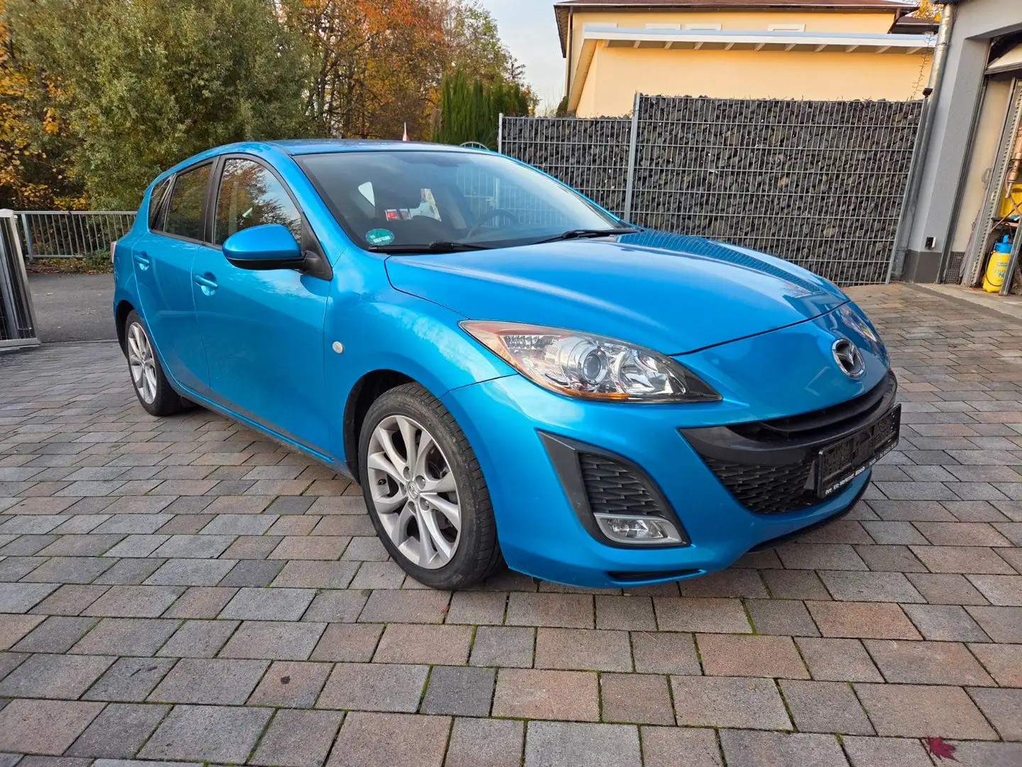 Mazda 3 1,6 Limousine Xenon Klimaautomatik Tempo PDC Blau - 1