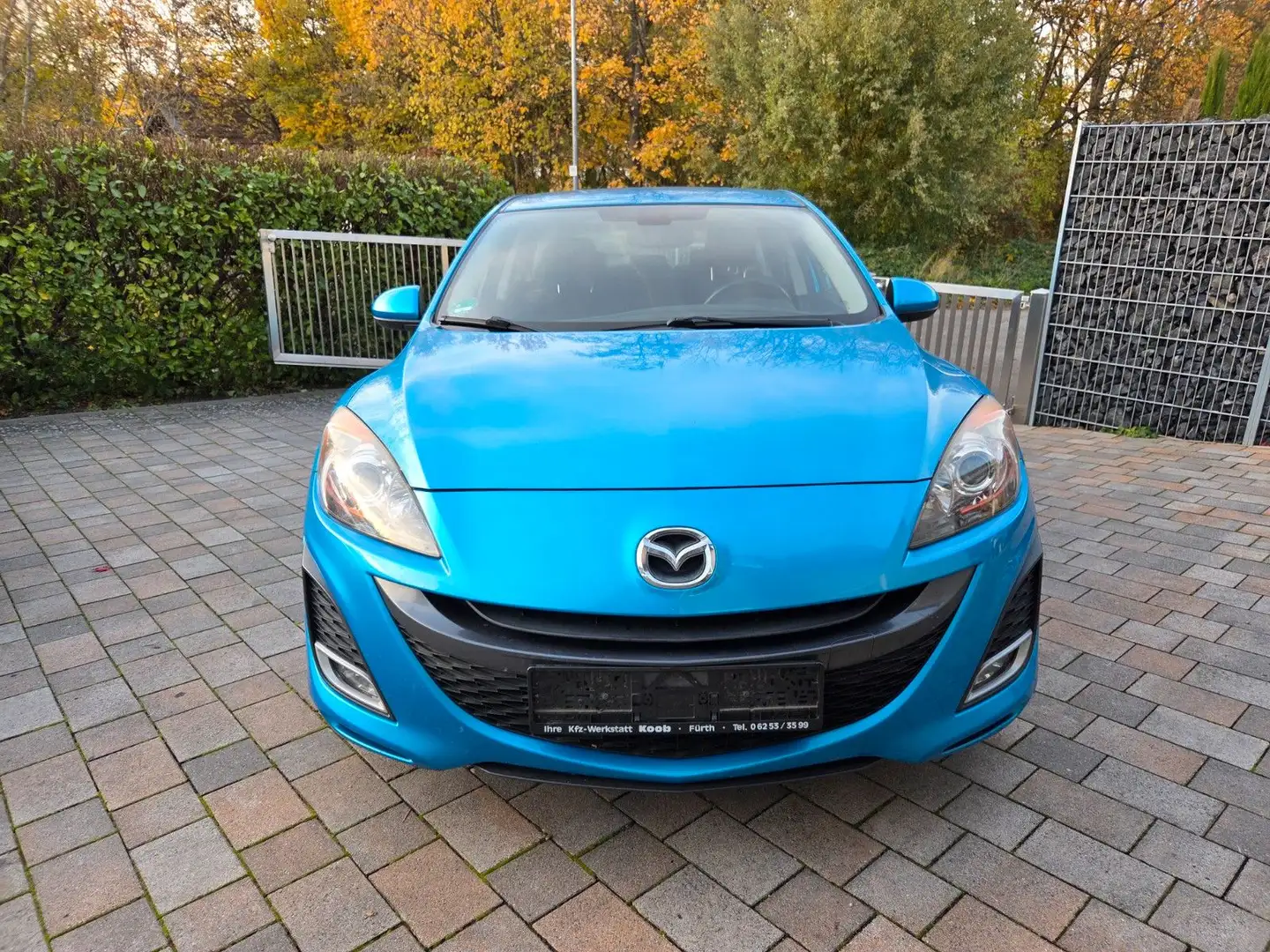 Mazda 3 1,6 Limousine Xenon Klimaautomatik Tempo PDC Blau - 2