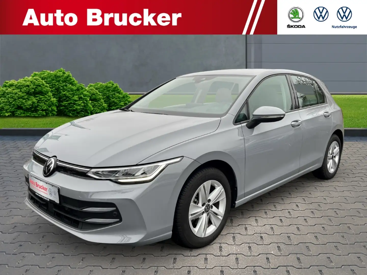 Volkswagen Golf VIII 1.5 TSI Life+LED+SHZ+ASG+3-Zonen-Klima+Apple- Grau - 1
