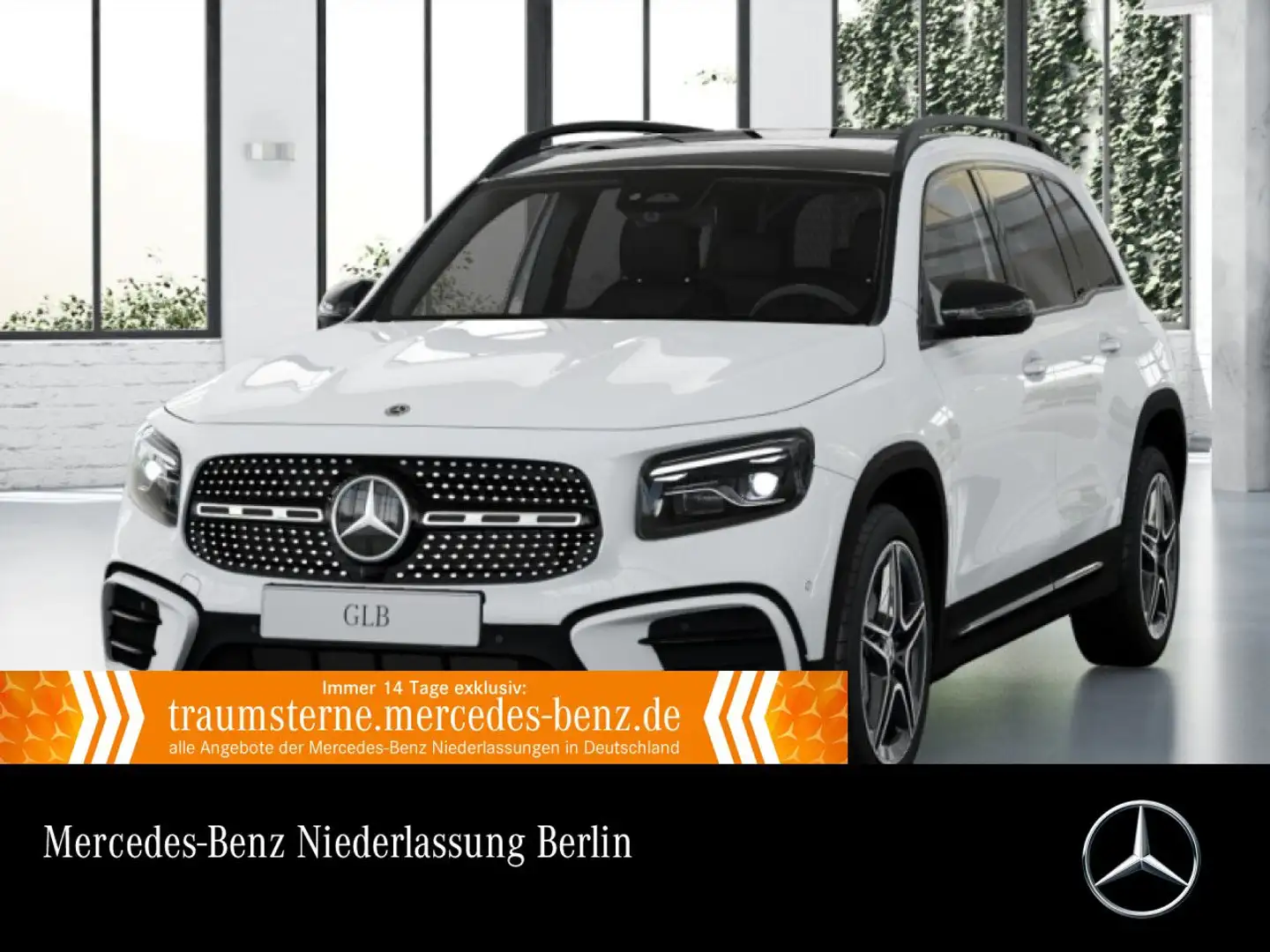 Mercedes-Benz GLB 200 AMG+NIGHT+PANO+360°+AHK+MULTIBEAM+19"+7G Weiß - 1