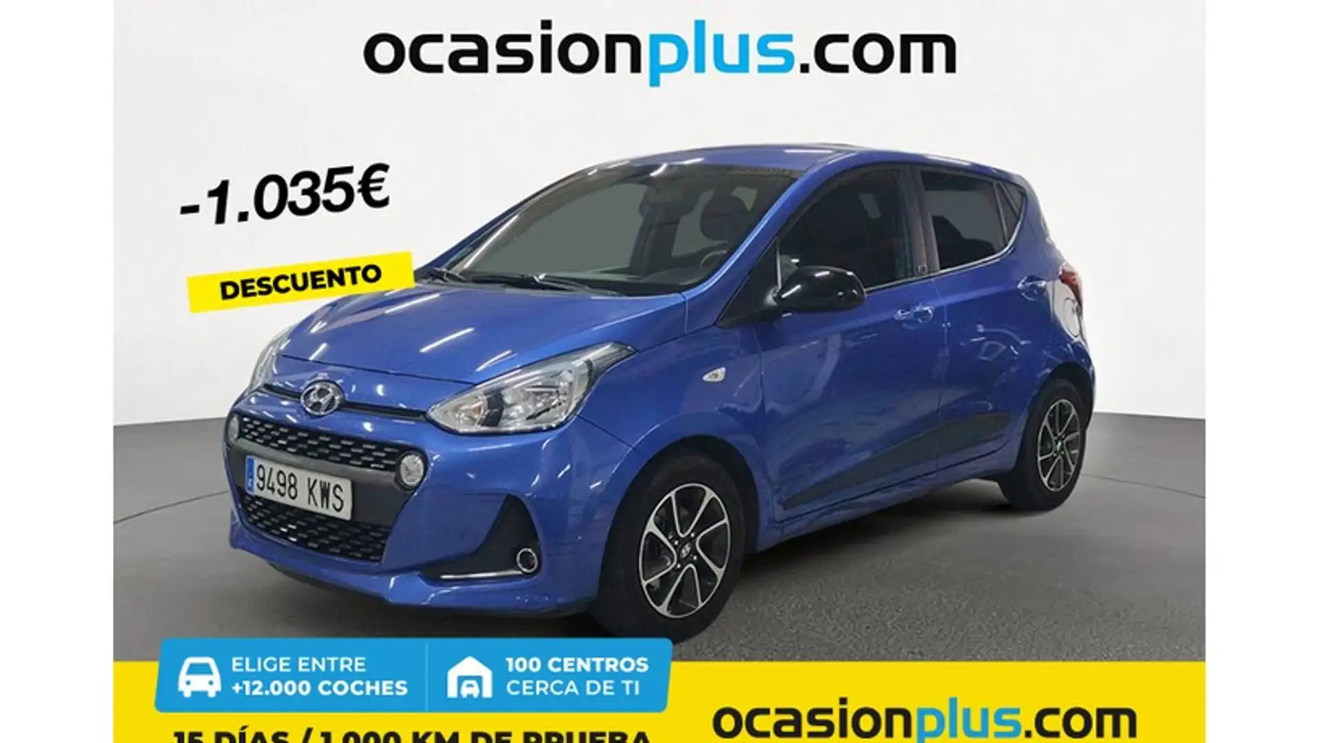 Hyundai i10 1.2 Go Plus Azul - 1