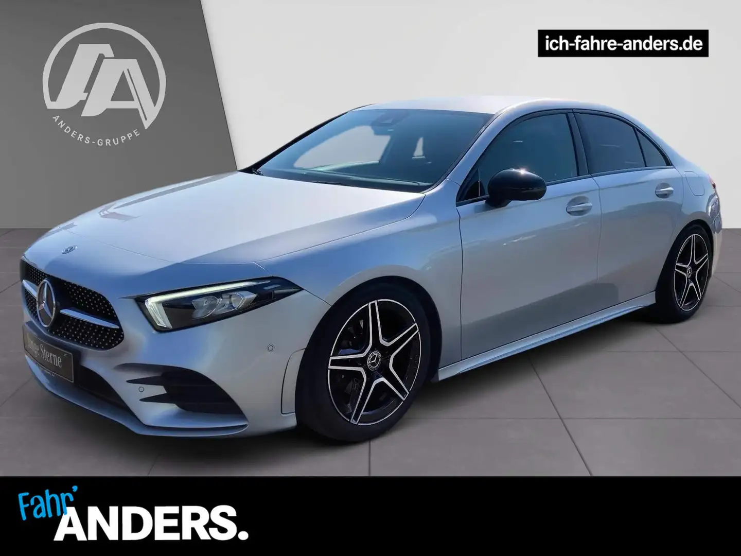 Mercedes-Benz A 200 Limo AMG+MBUX+Night+SHZ+LED+Apple+Ambiente Silber - 1