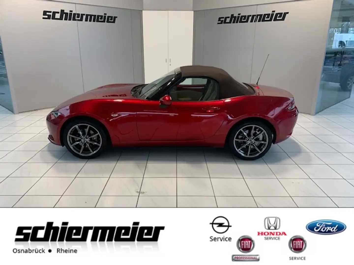 Mazda MX-5 Selection 2.0 184 Leder Navi Alu''17'' Keyless SHZ Червоний - 1