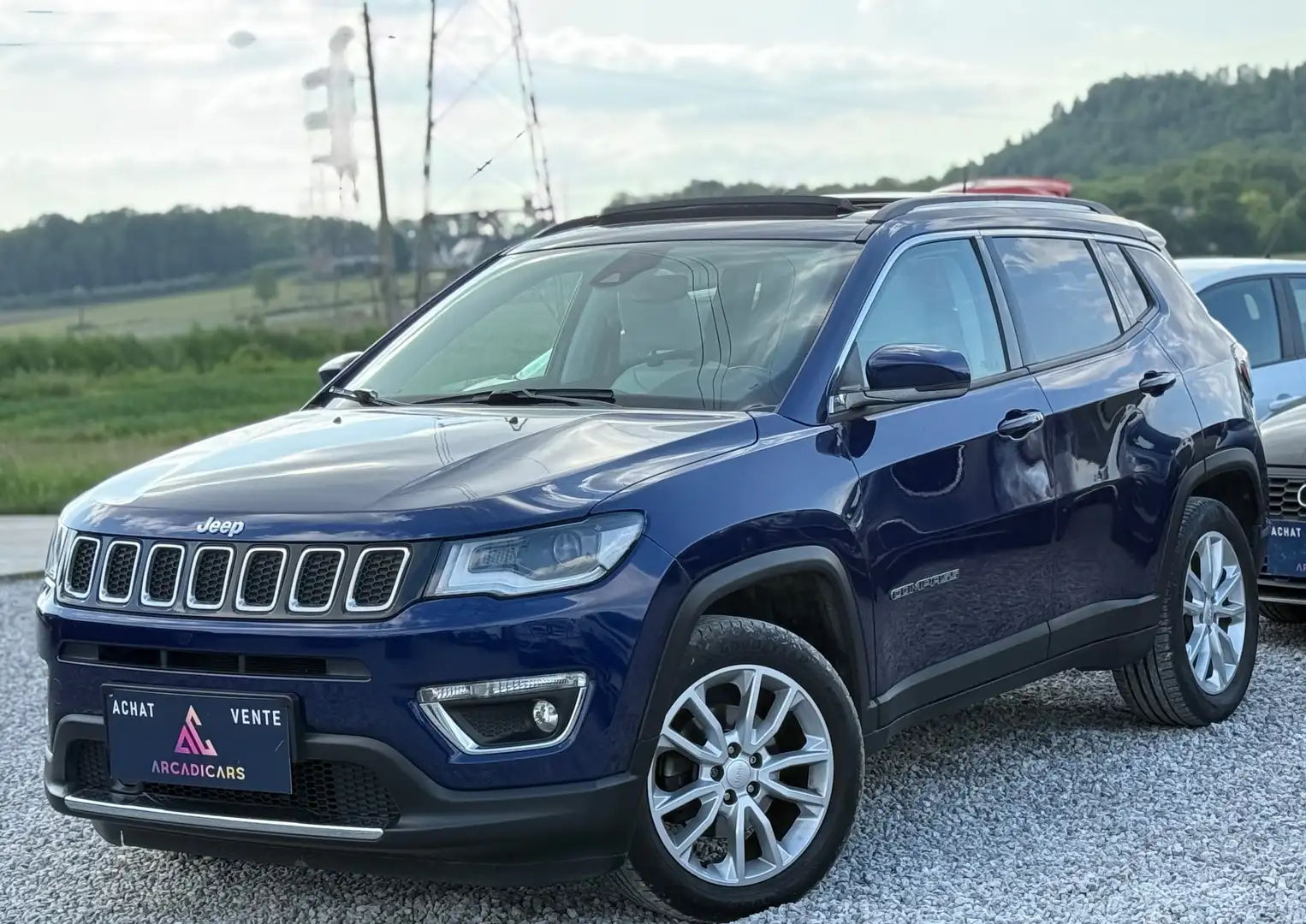 Jeep Compass 1.6 MJD 4x2 Limited - Toit pano - Full options Bleu - 1