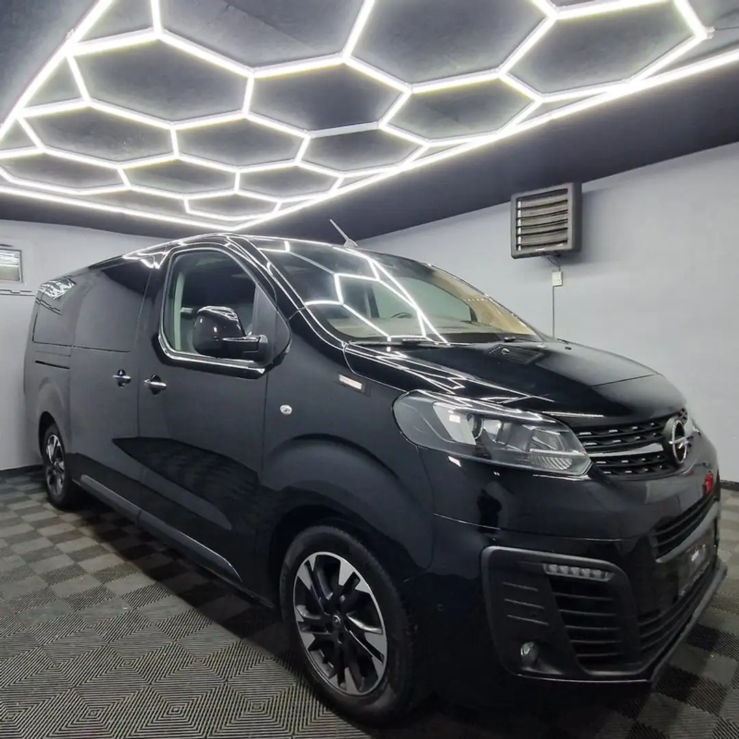 Opel Zafira Life 2.0 Elegance Lang|AUTOM|8 SITZE|PANO|LEDER Schwarz - 2