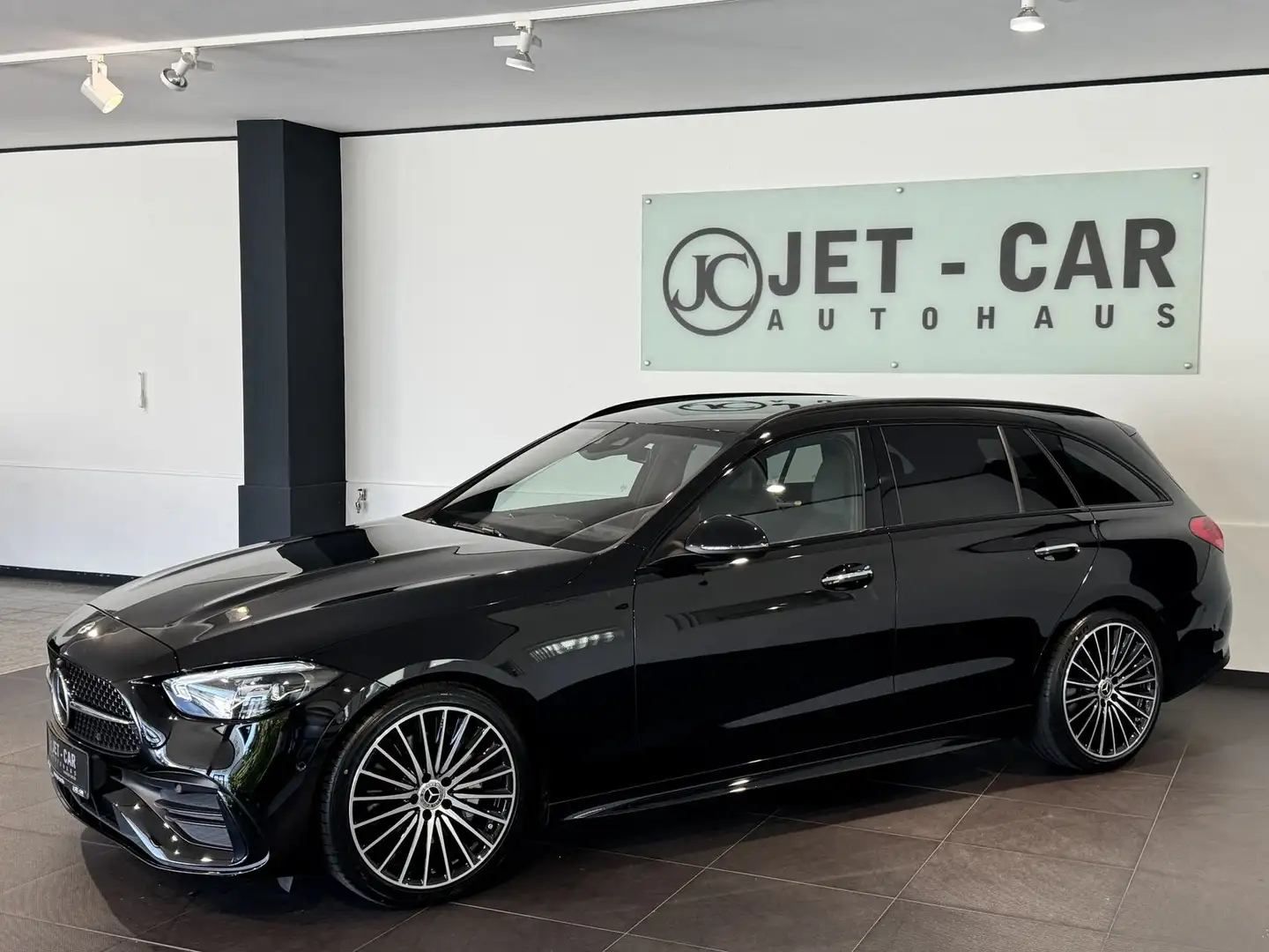 Mercedes-Benz C 300 T d AMG *1.Hand-19"LM-HUD-Hinterachslenk.* Noir - 1