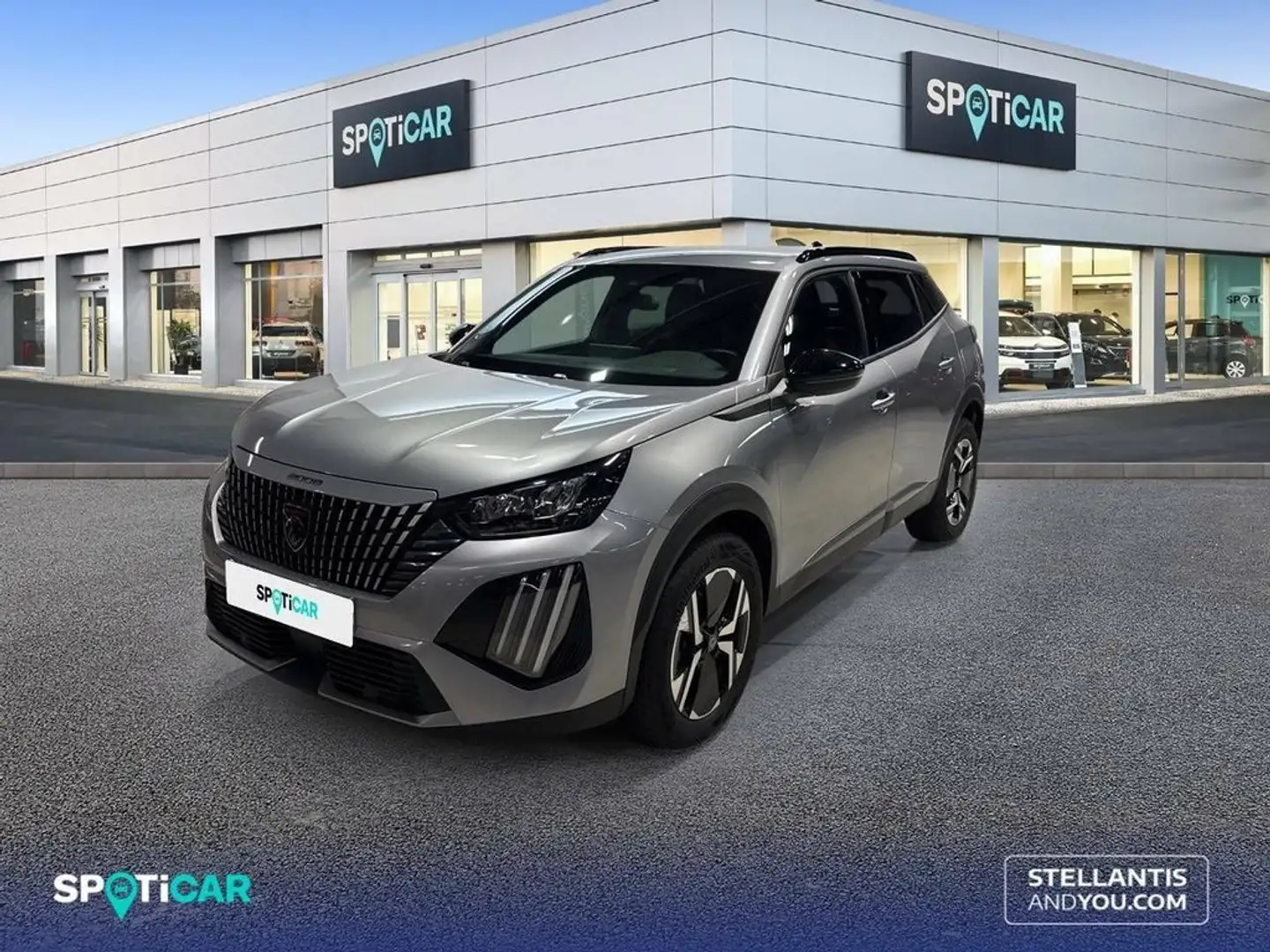 Peugeot 2008 N Hybrid 136 eDCS6 Allure Gris - 1