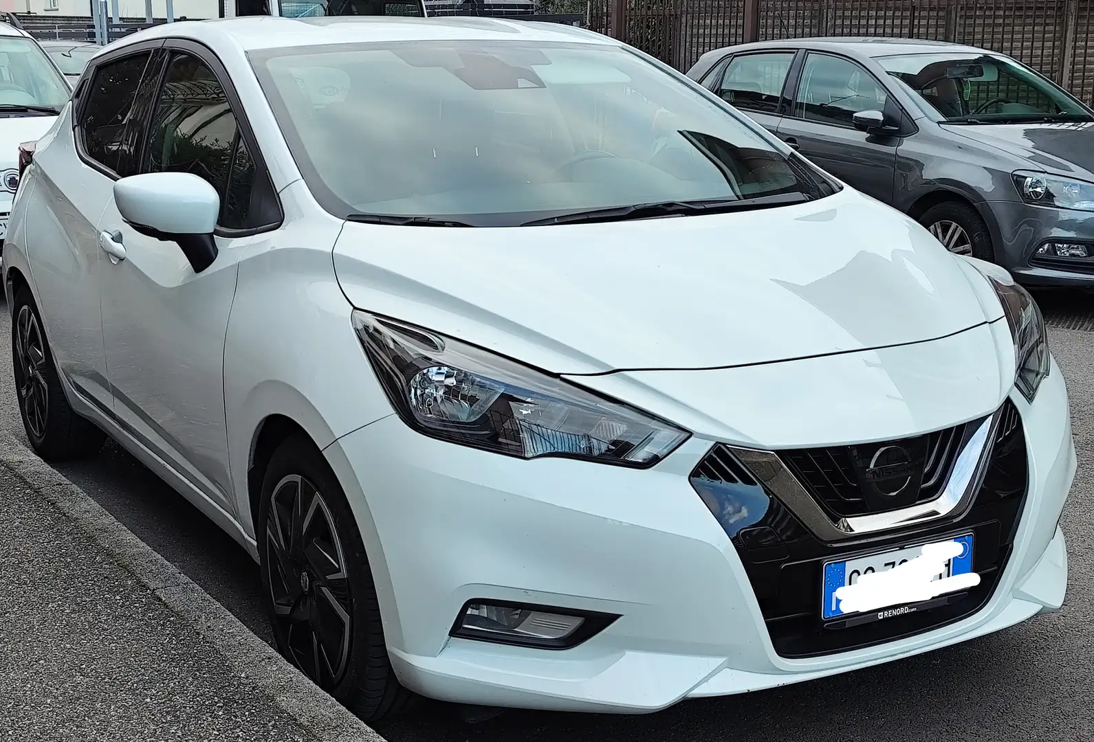 Nissan Micra Micra 1.0 ig-t Tekna 92cv Bianco - 1