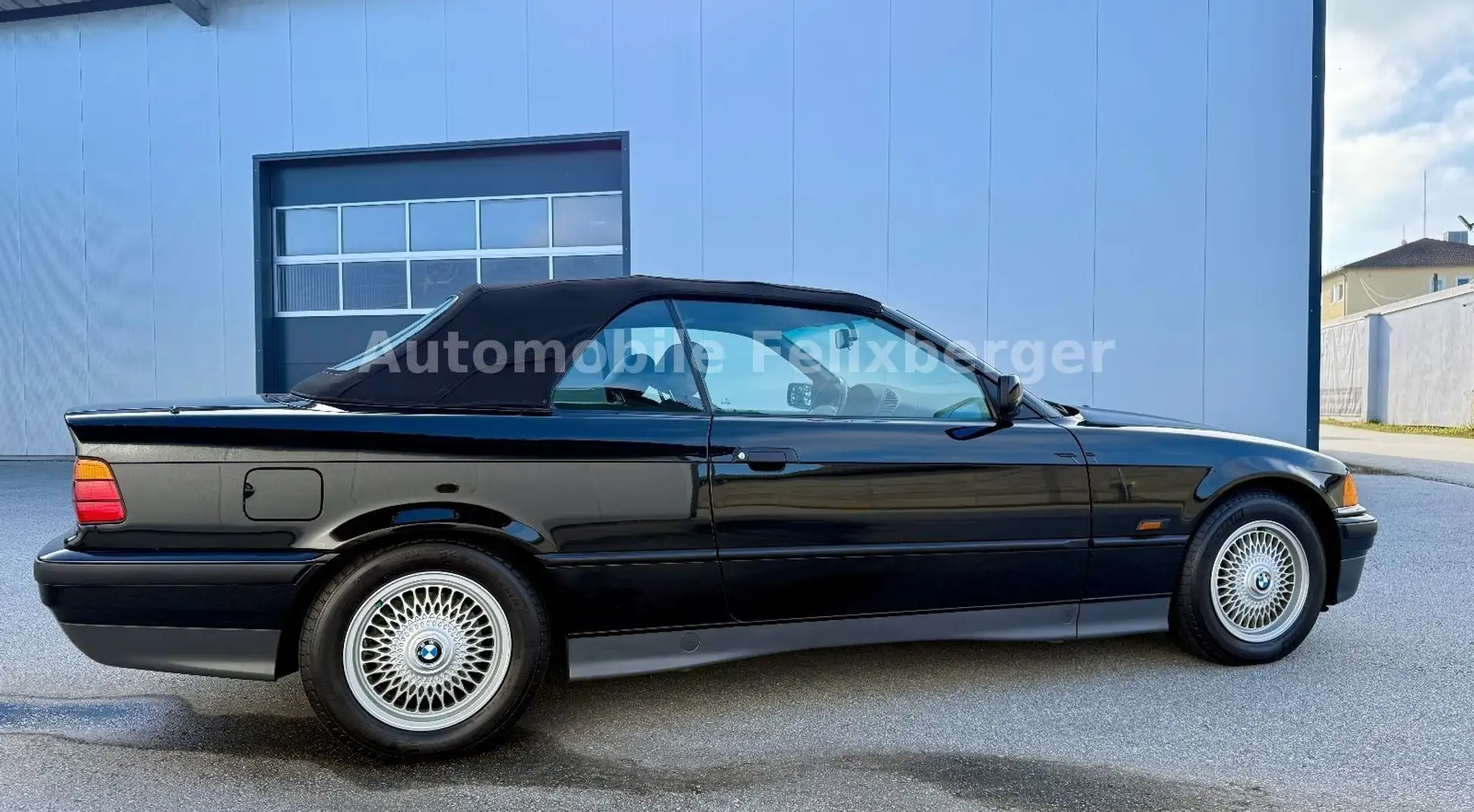 BMW 325 i Cabrio E36 original 36000km 3.Vorbes. Noir - 1