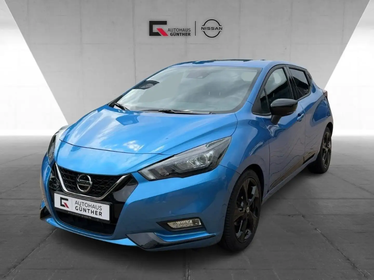 Nissan Micra N-SPORT 1.0 Automatik Winter/Navi/RFK/Carplay Niebieski - 1