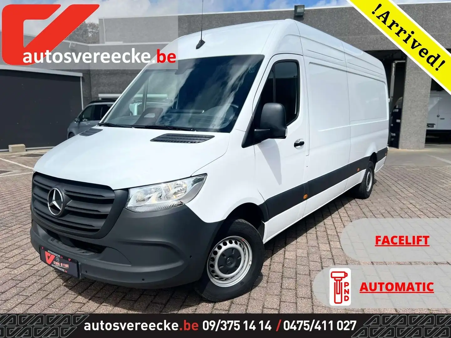 Mercedes-Benz Sprinter 317 L3H2 PRO (37.250ex) FACELIFT CAMERA 11\ MBUX Blanc - 1