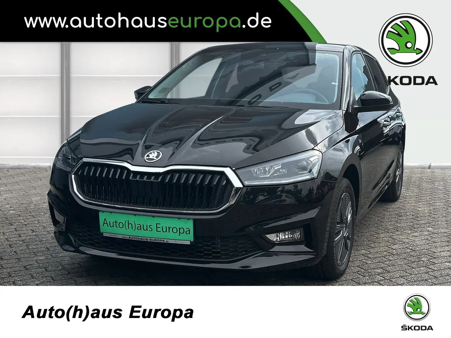 Skoda Fabia 1.0 TSI Tour KAM PDC SHZ Fahrassis. Noir - 1