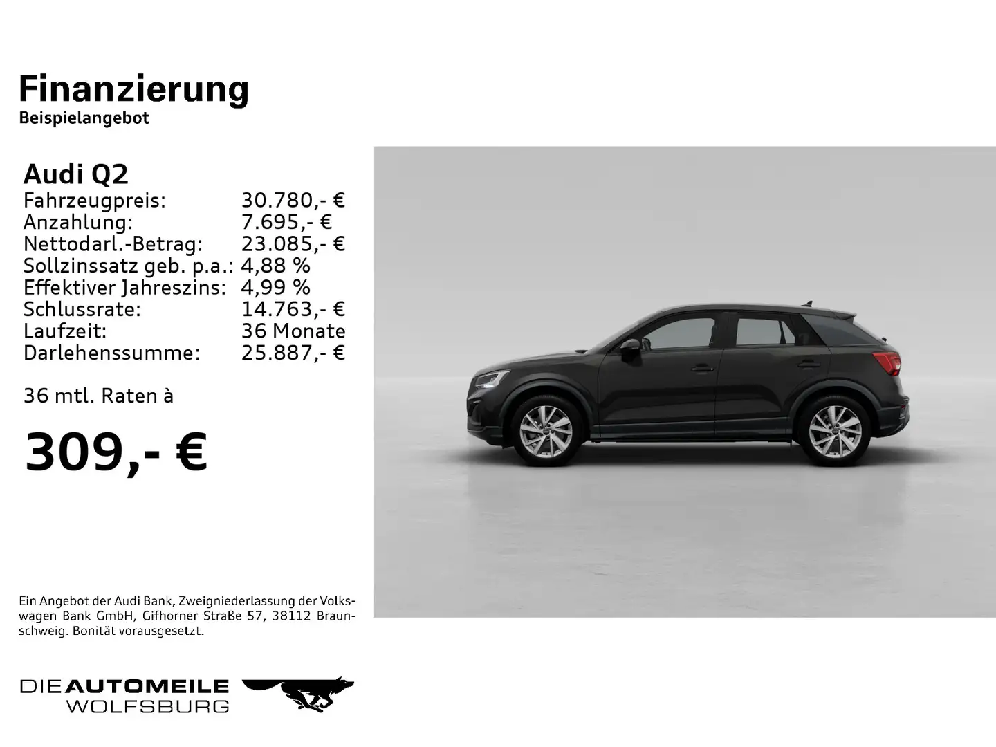 Audi Q2 35 TDI S-tronic quattro advanced LED/Rückkam/ Schwarz - 2