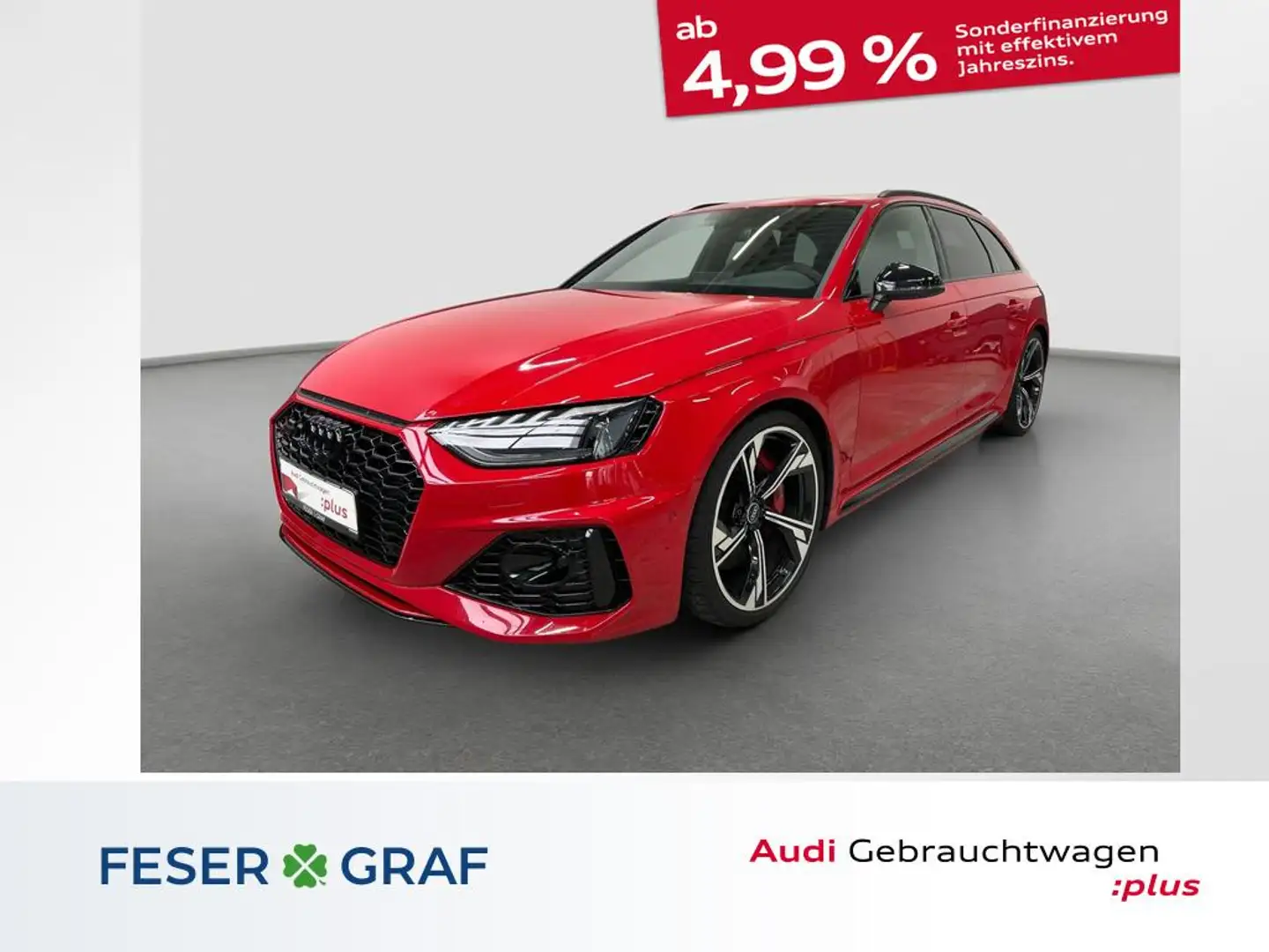 Audi RS4 Avant RS AGA Pano B&O Matrix 360° Rot - 1