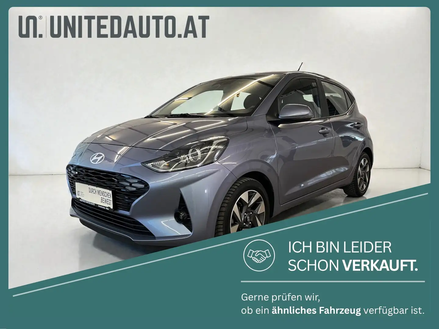 Hyundai i10 Automatik Jubel-BARPREIS *Alu*Navi*Rfkam*Klima Blau - 1